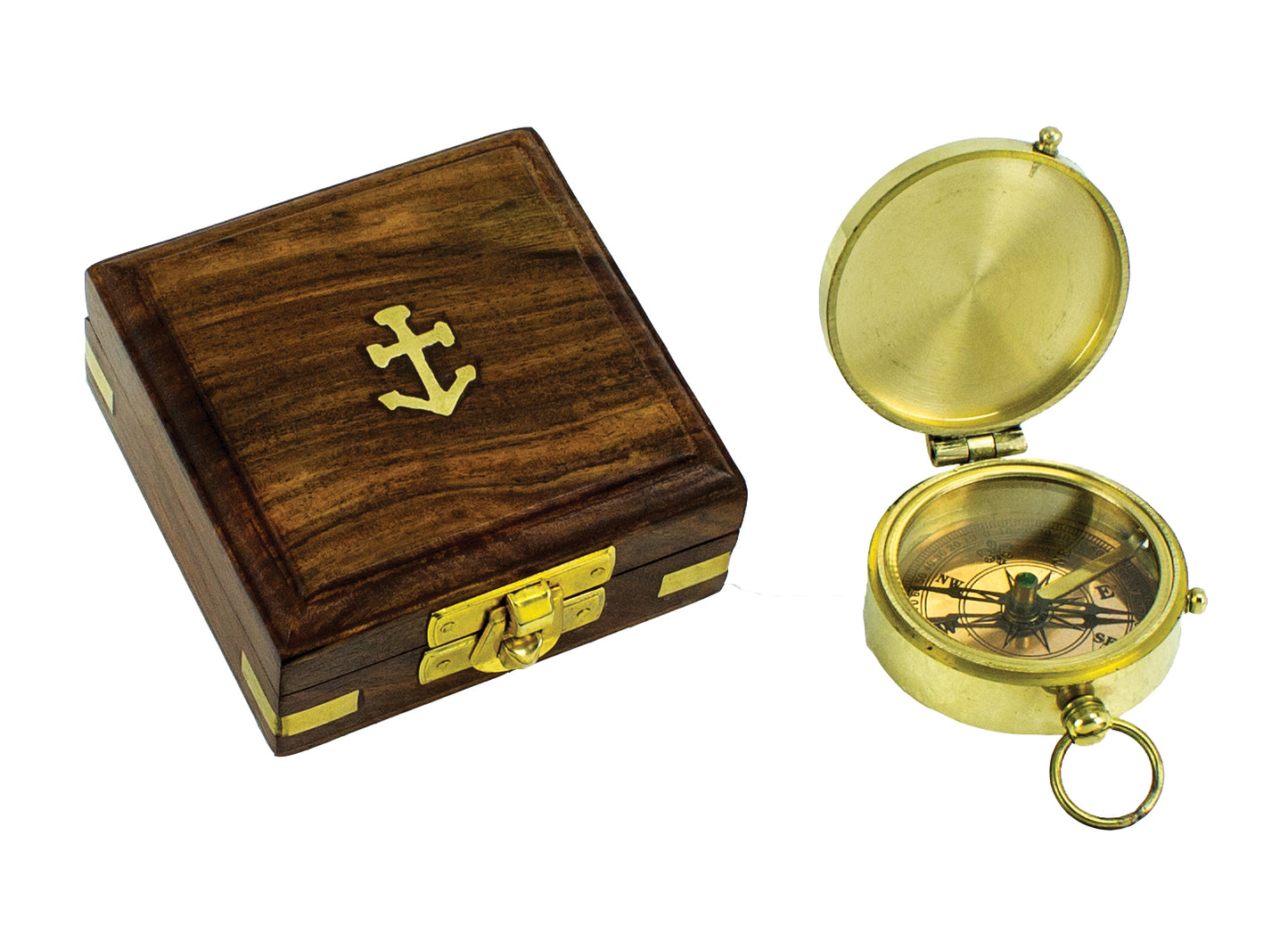 Find Way Brass Compass in Presentation Box — Heritage Nautical Collection