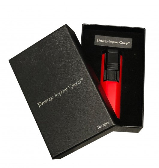 The Apex Dual Flame Cigar Torch Lighter — with Built-In Punch Cutter