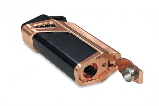 The Matrix Triple Flame Cigar Torch Lighter — with Retractable Punch Cutter