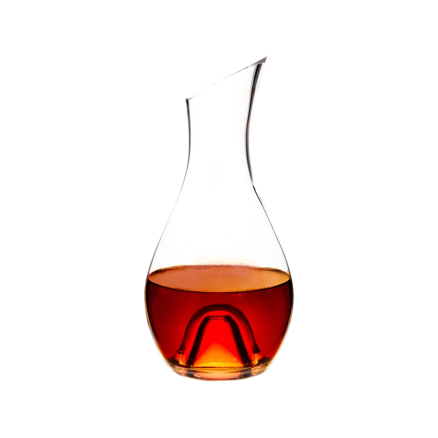 Crystal Clear Glass Wine Carafe — 36oz Elegant Serving Decanter