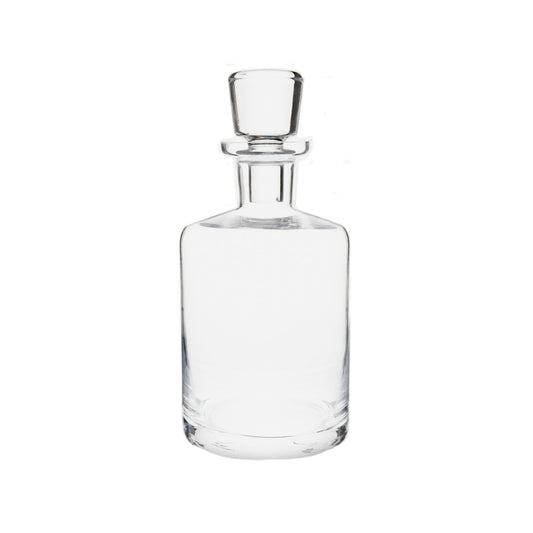Round Crystal Whiskey Decanter — 50oz Heritage Barware Collection