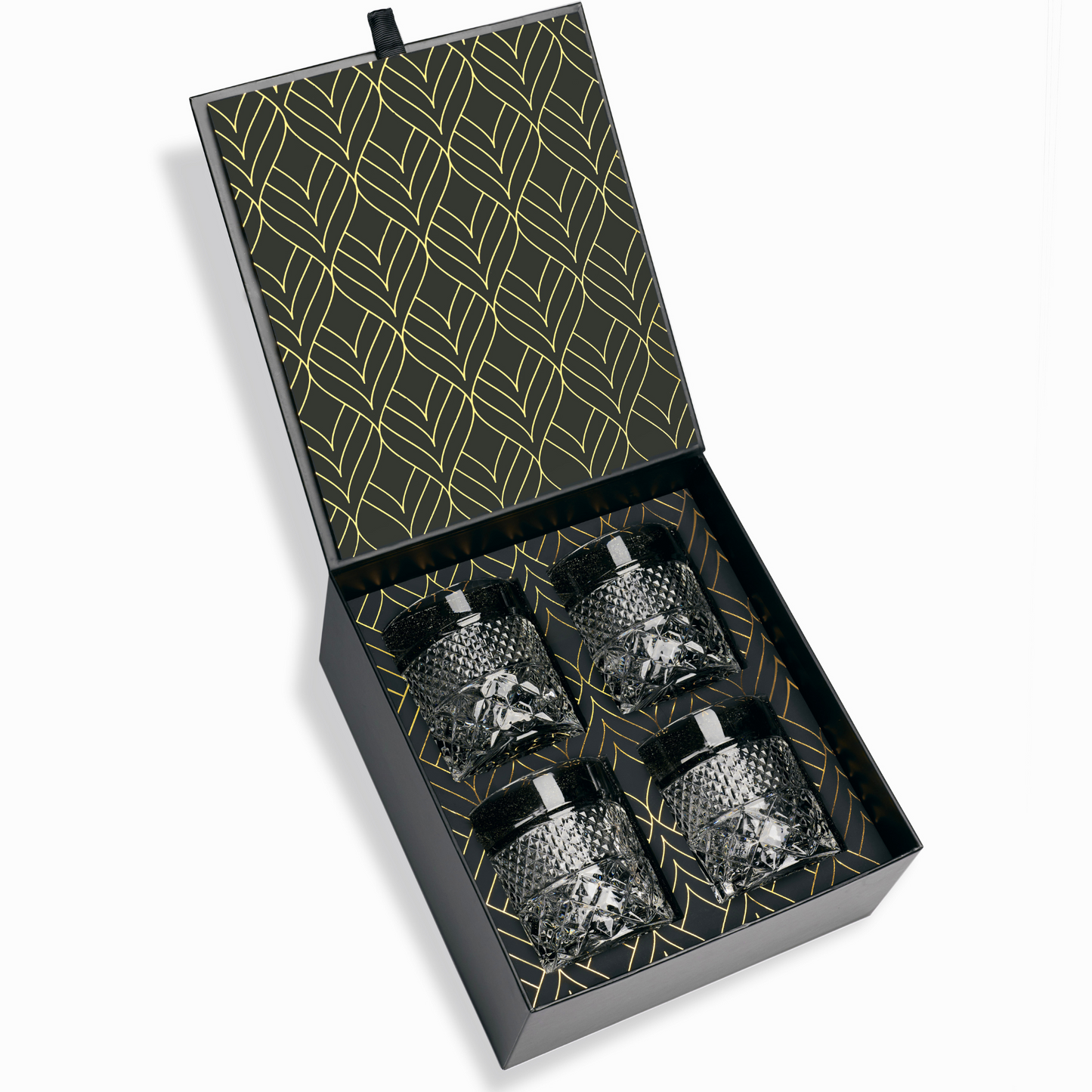 The Privilege Collection — Admiral Edition Crystal Whiskey Glasses Set of 4