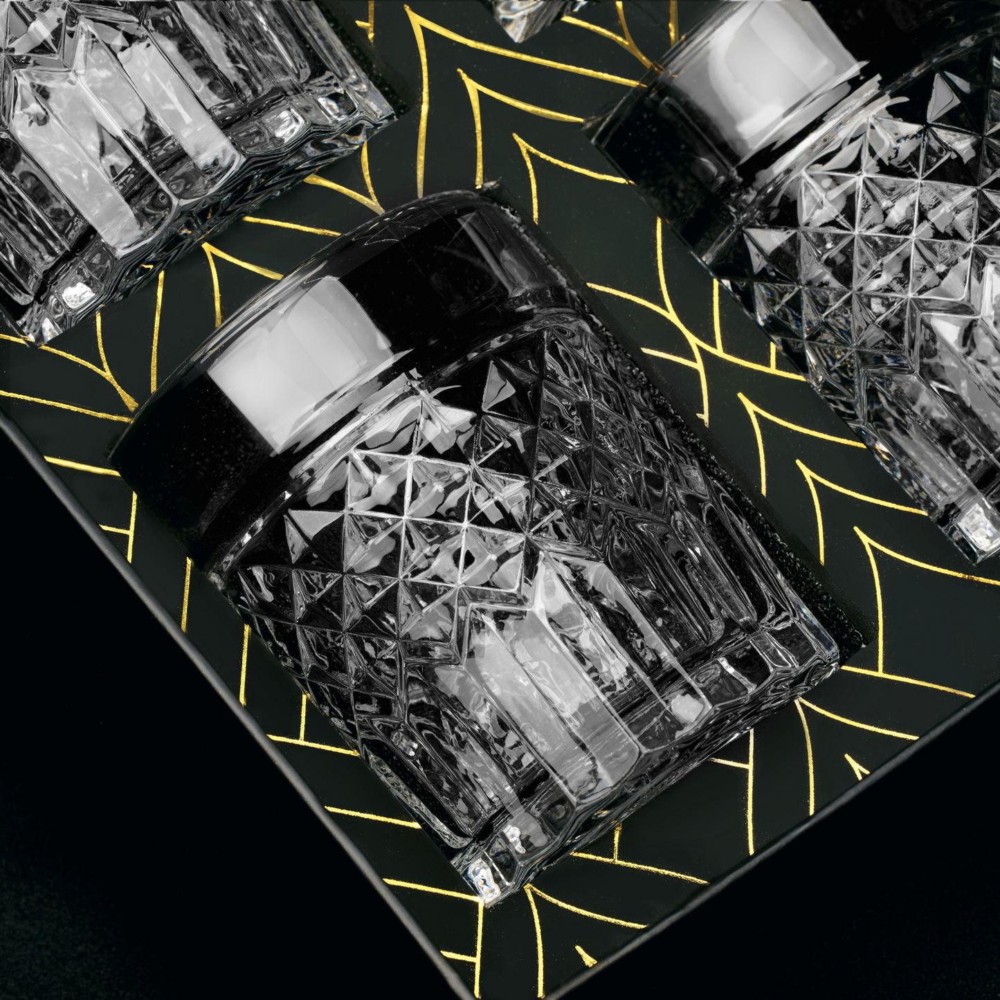 The Privilege Collection — Set of 4 Prestige Crystal Whiskey Glasses