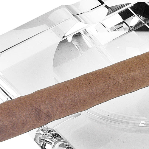 Handcrafted Square Crystal Cigar Ashtray — Lead-Free Optical Crystal