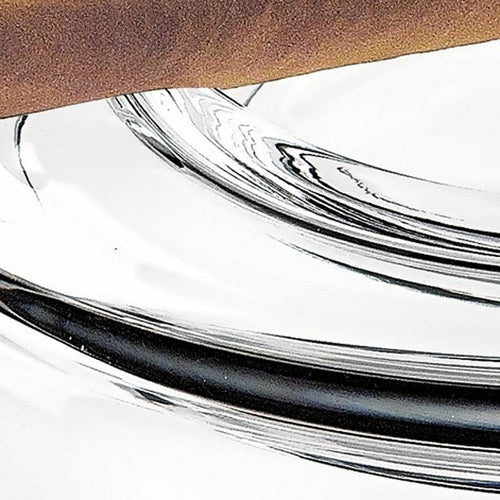 Mouth-Blown European Crystal Cigar Ashtray — Artisan Collection