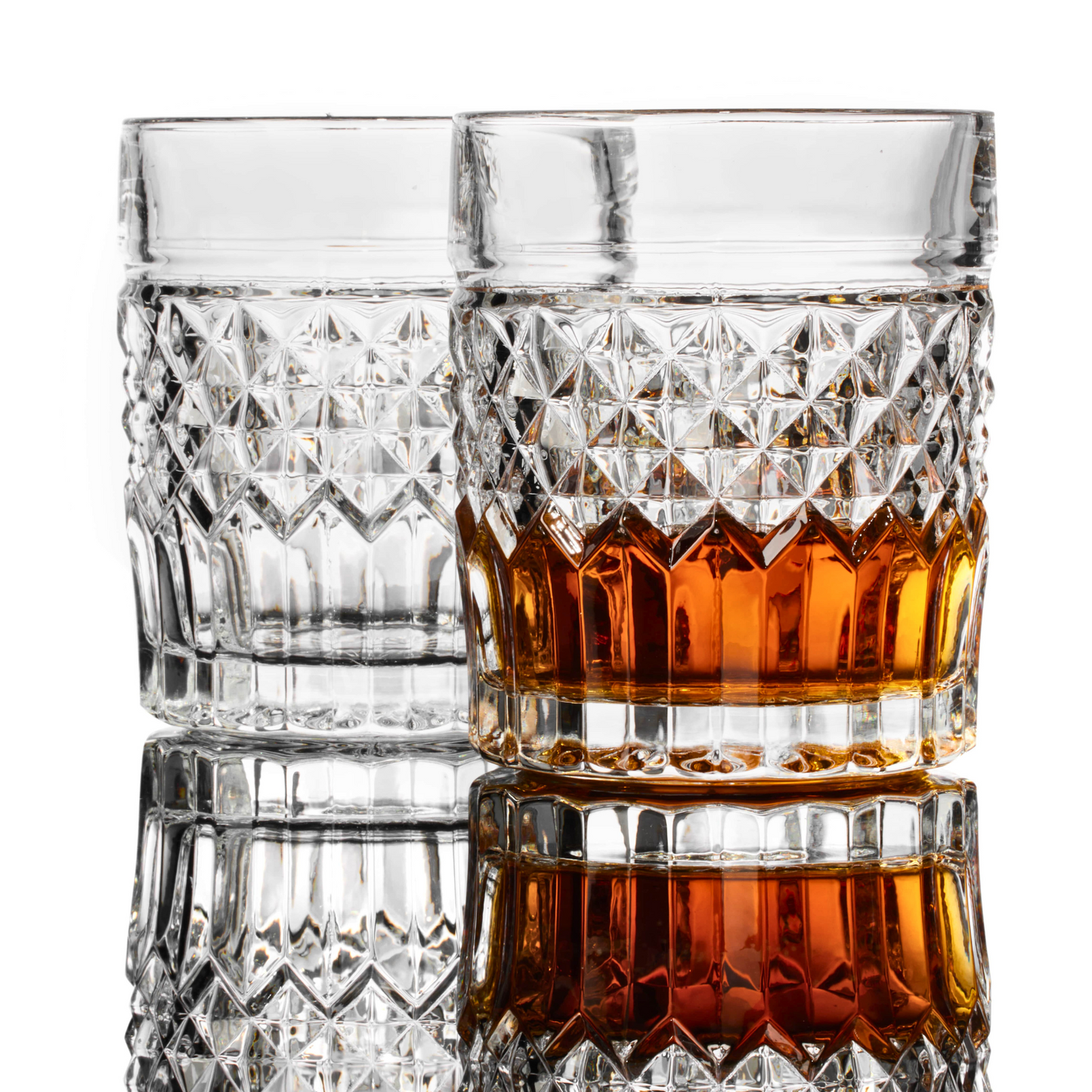 The Privilege Collection — Set of 4 Prestige Crystal Whiskey Glasses