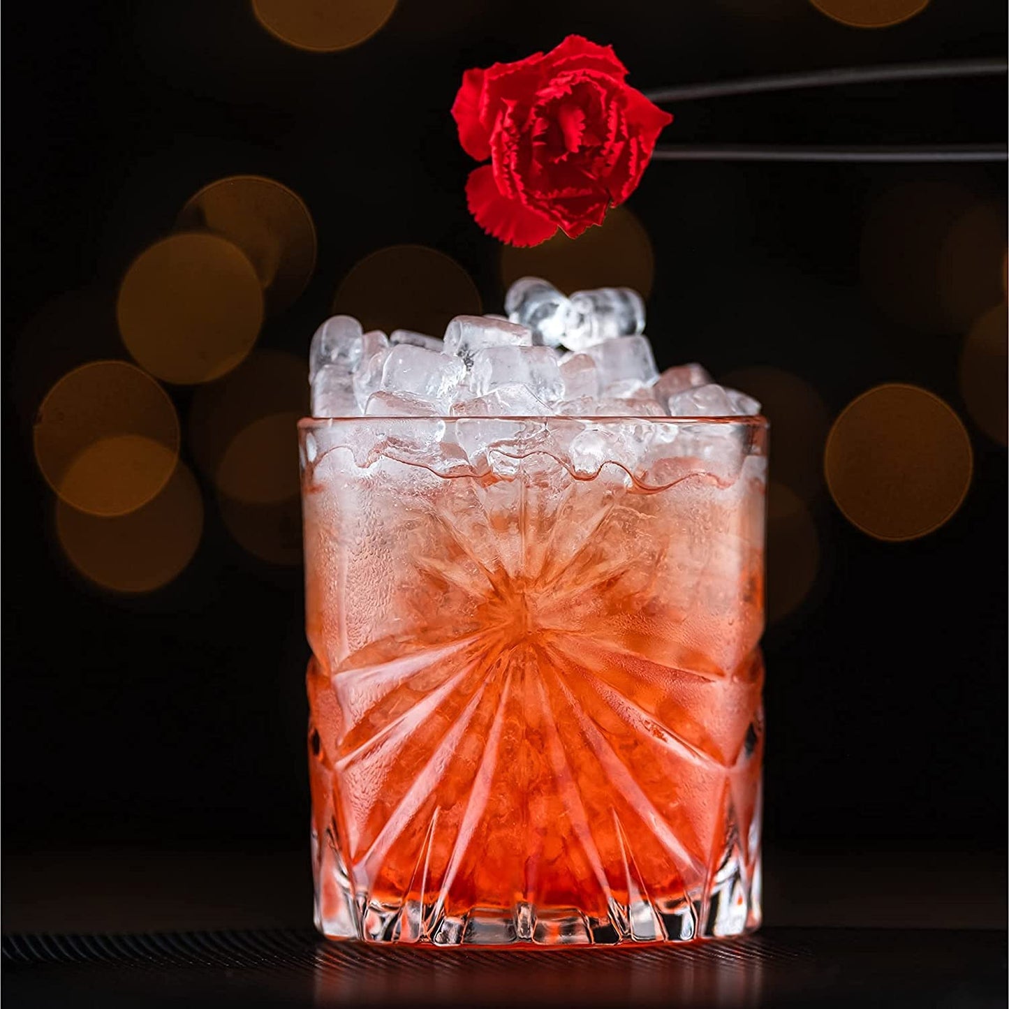 The Connoisseur's Set — Soleil Glass Edition with Granite Whiskey Stones