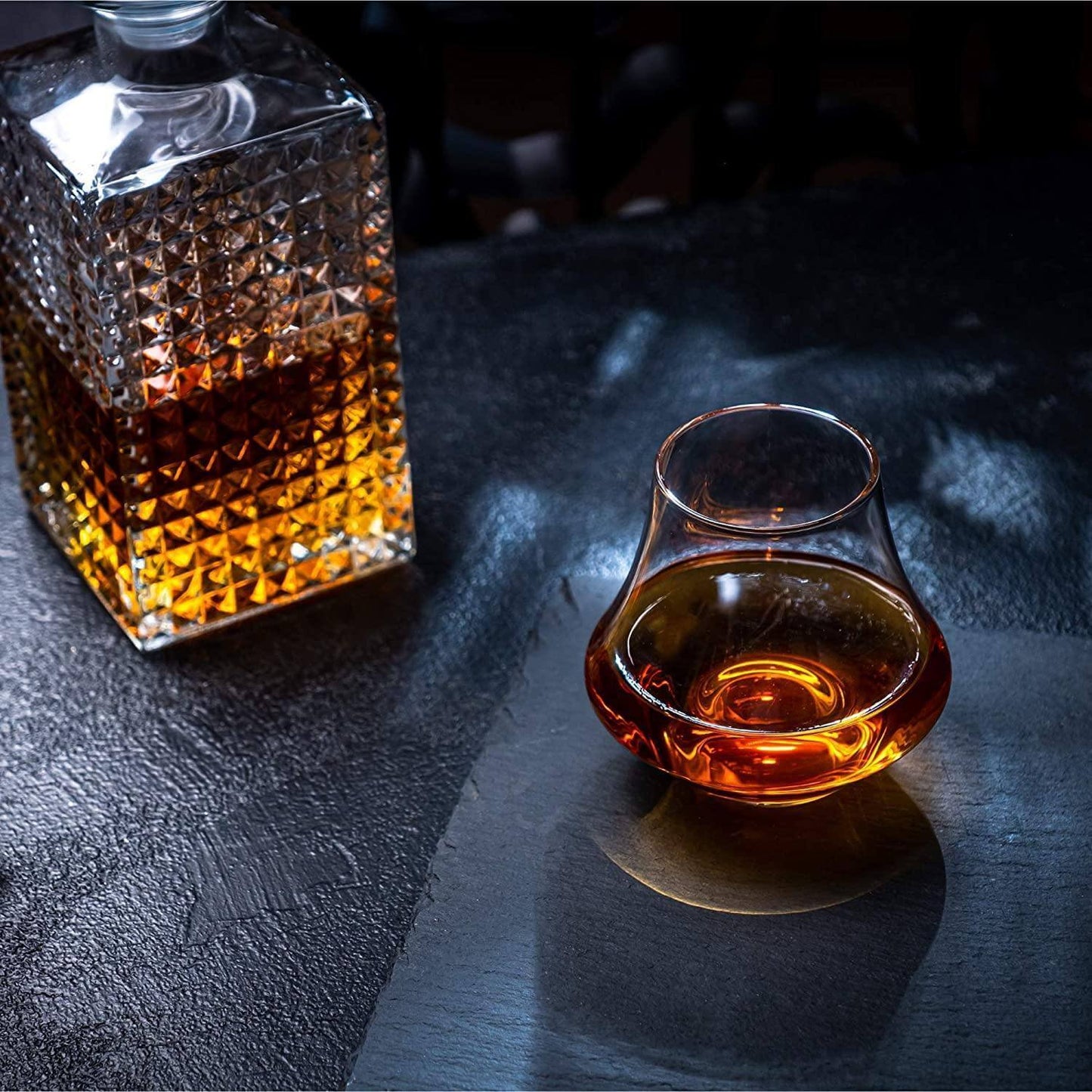 The Connoisseur's Set — Nosing Glass Edition with Granite Whiskey Stones