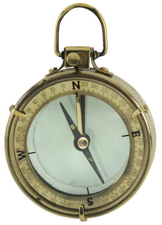 Brass Map Compass — Heritage Nautical Navigation Collection