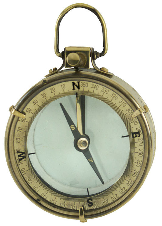 Brass Map Compass — Heritage Nautical Navigation Collection
