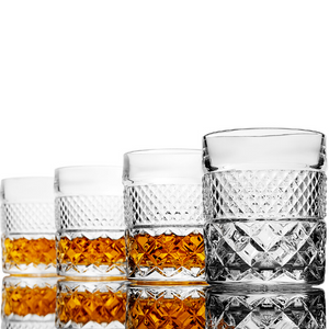 The Whiskey Decanter Gift Set — Crystal Decanter, Glasses & Granite Chilling Rocks