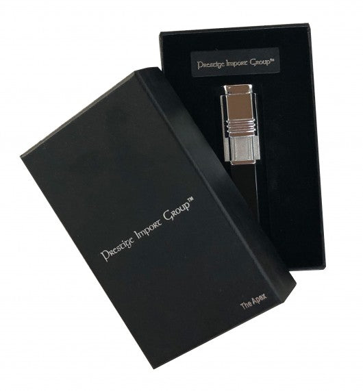 The Apex Dual Flame Cigar Torch Lighter — with Built-In Punch Cutter