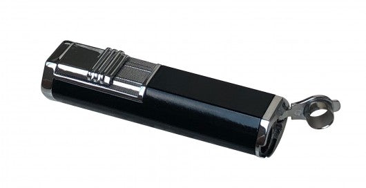 The Apex Dual Flame Cigar Torch Lighter — with Built-In Punch Cutter