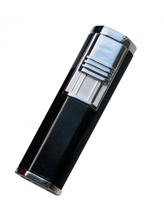 The Apex Dual Flame Cigar Torch Lighter — with Built-In Punch Cutter