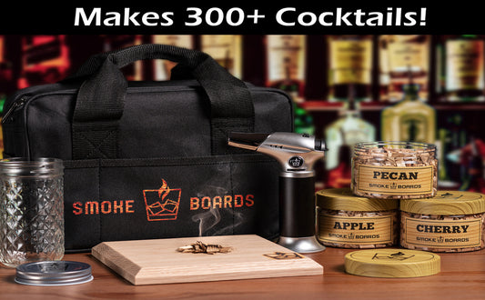 Cocktail Smoker Kit with Torch — Bourbon & Whiskey Infusion Set