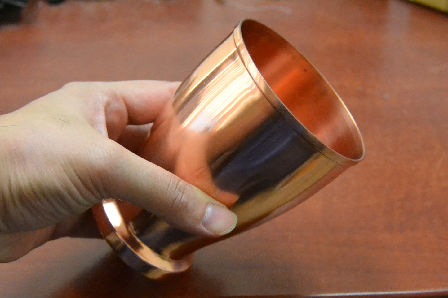 Handmade Genuine Copper Drinking Cup — Artisan Barware