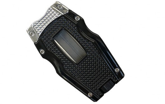 The Gladiator V-Cut & Punch Cigar Cutter — Premium Metal Body