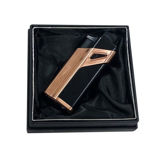 The Matrix Triple Flame Cigar Torch Lighter — with Retractable Punch Cutter