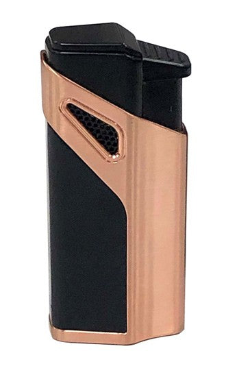 The Matrix Triple Flame Cigar Torch Lighter — with Retractable Punch Cutter