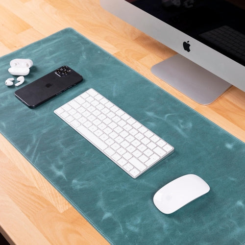 Rawlins Full-Grain Leather Desk Pad — Executive Desktop Mat