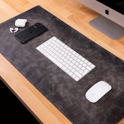 Rawlins Full-Grain Leather Desk Pad — Executive Desktop Mat