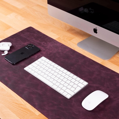 Rawlins Full-Grain Leather Desk Pad — Executive Desktop Mat