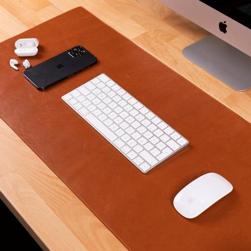 Rawlins Full-Grain Leather Desk Pad — Executive Desktop Mat