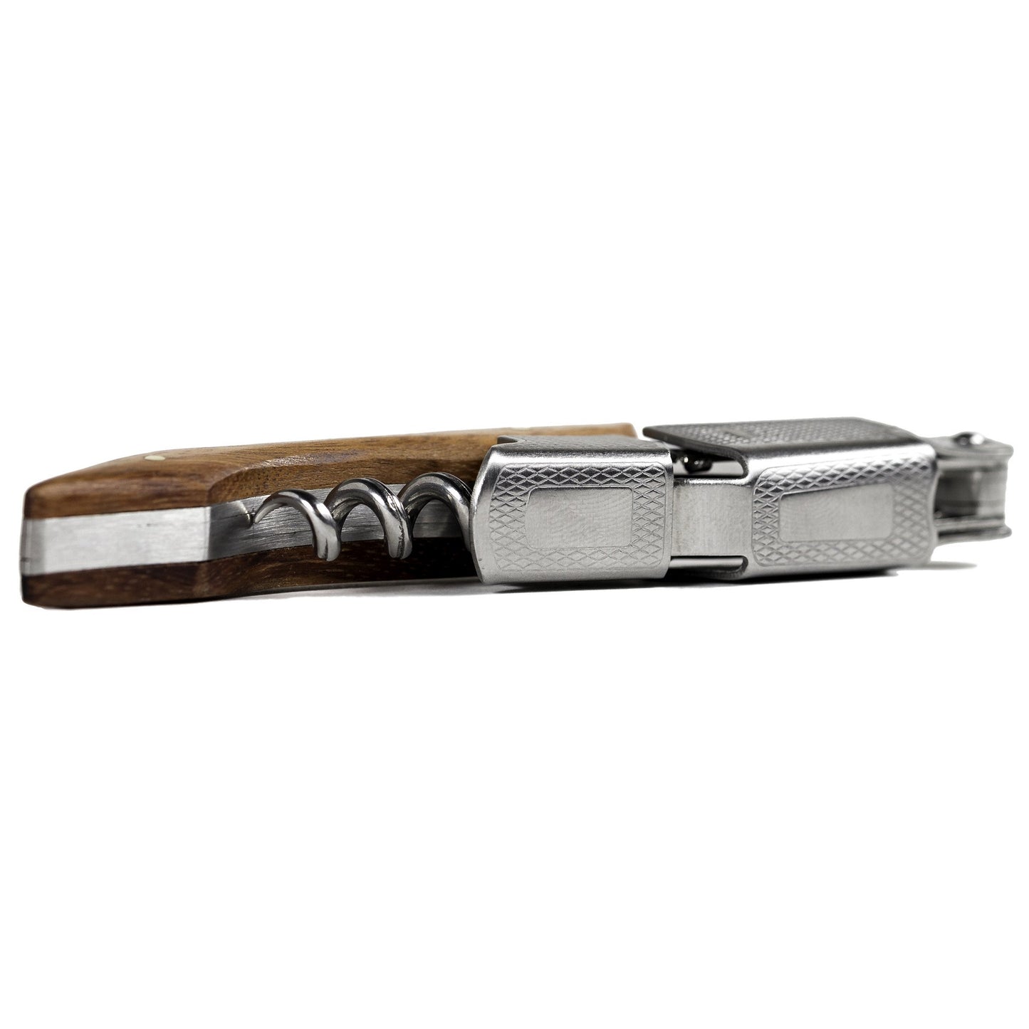 Premium Rosewood Corkscrew Multi-Tool — Stainless Steel with Optional Engraving